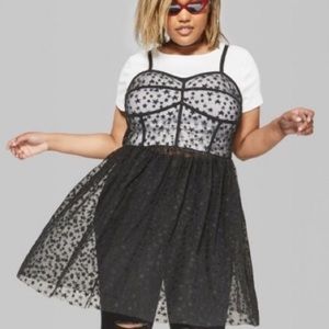 Star Mesh Dress